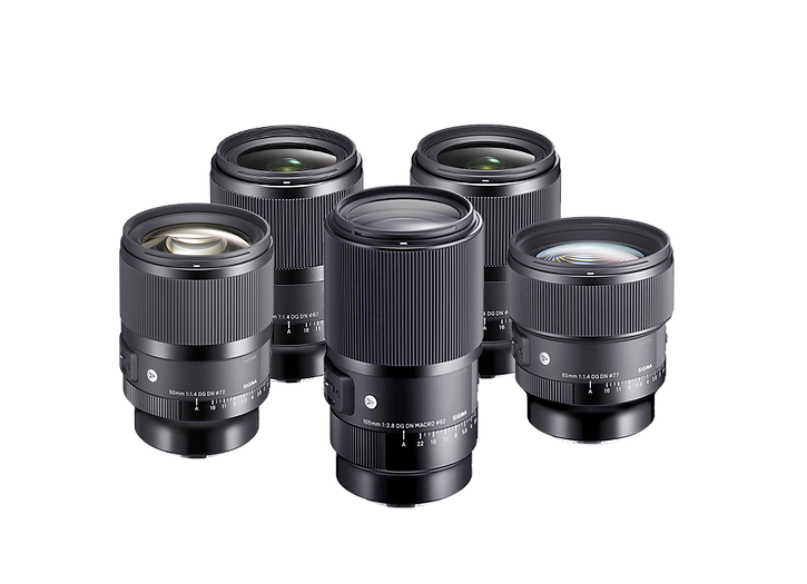 Série de 5 objectifs Photo Autofocus Sigma Art DG DN E à la location