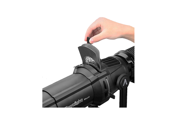 Support Gobo pour Nez Optique Aputure Spotlight en location