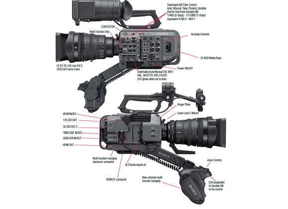Caméra Sony FX9 avec zoom 28-135 F4 à la location