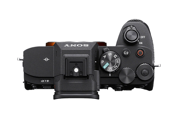 Appareil Hybride Photo Sony A7IV nu vue de haut en location