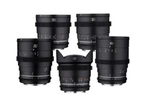 Série de 5 objectifs Samyang VDSLR MkII T1.5 à la location