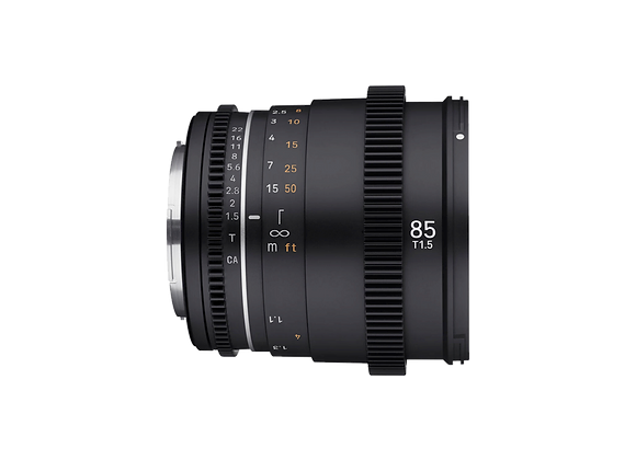 Objectif Samyang 85mm T1.5 VDSLR MkII à la location