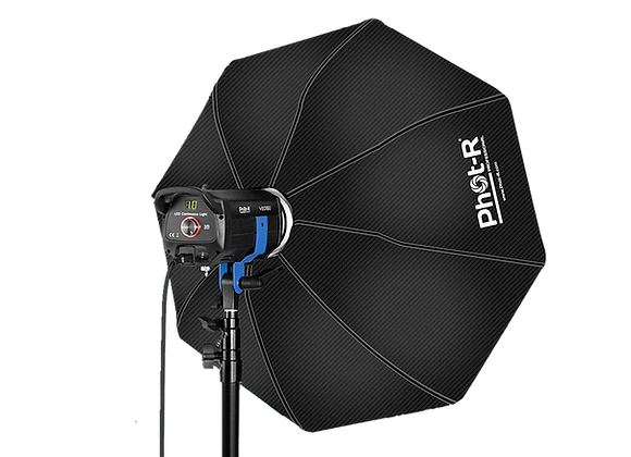 SoftBox Octagonale Light Dome en Monture Bowens montée sur Eclairage Led Cob en location