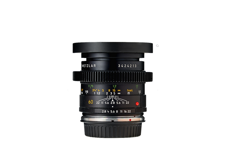 Leica R Elmarit 60 mm F2.8 Cinemod décliqué photo de profil en location