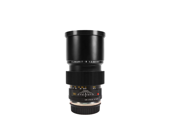 Leica R Elmarit 180mm F2.8 Cinemod décliqué photo de profil en location
