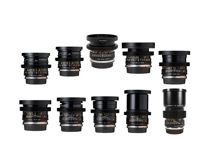 Gamme d'objectifs cinéma SÉRIE LEICA R CINEMOD en location
