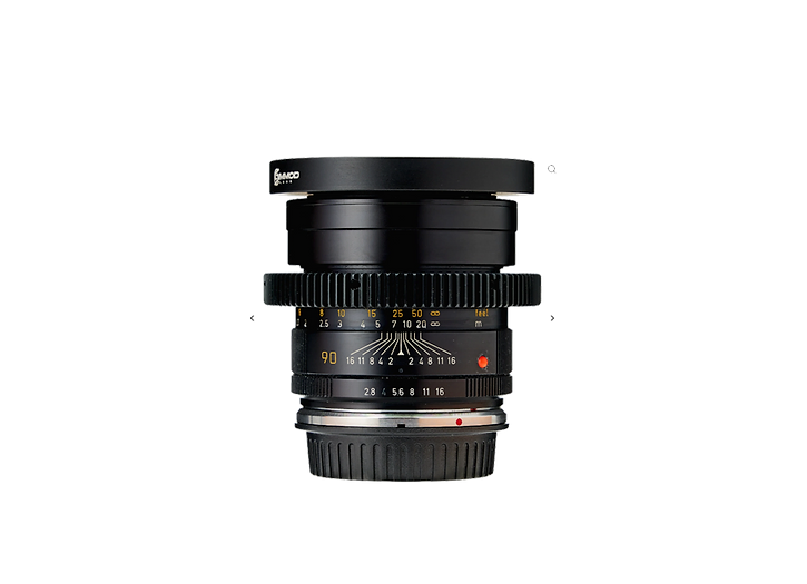 Leica R Elmarit 90 mm F2.8 Cinemod décliqué photo de profil en location