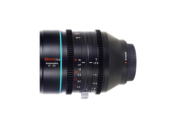 Objectif Sirui Venus Anamorphiques 1,6x Monture Sony E : 35mm T2.9 à la location