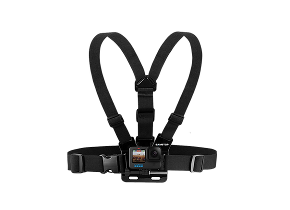 Harnais de poitrine pour Caméra d'action GoPro 11 vue de face à la location