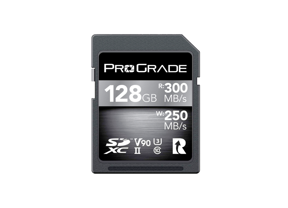 Carte Mémoire SDXC Prograde 128 GB V90 250MB/sec 2000X en location