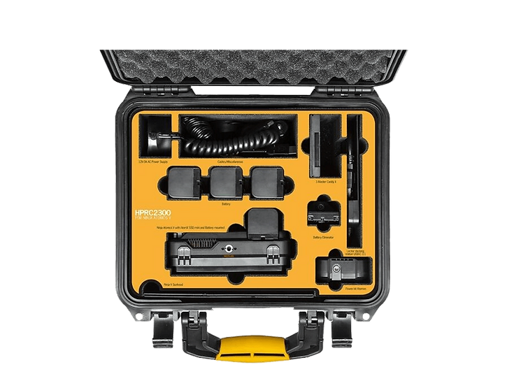 Kit Complet Moniteur Enregistreur Atomos Ninja V 6K Raw avec Mallette, 3 batteries et module SDI en location