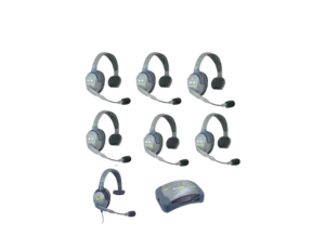 Kit 7 intercom Eartec Ultralite HD + Base boiter en location