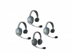 Kit 4x Intercom Eartec Ultralite HD Gris en location