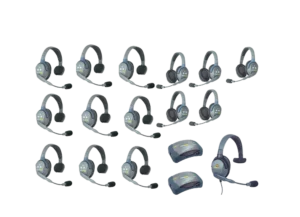 Kit 14 intercom Eartec Ultralite HD + 2 x Bases boiters en location