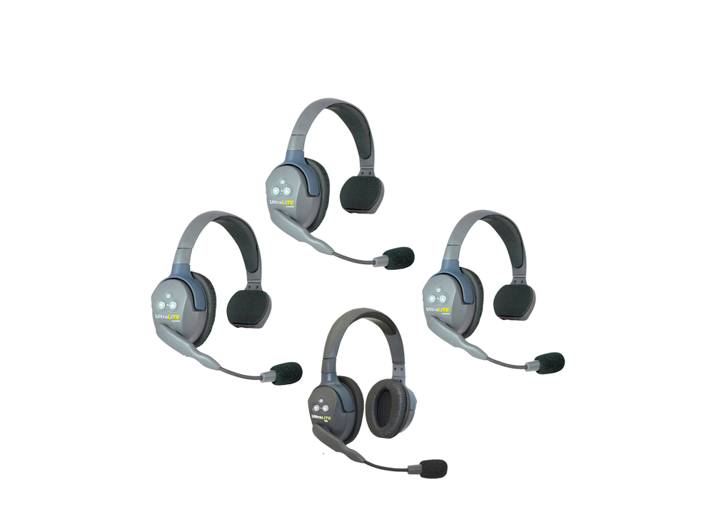 Kit 4x Intercom Eartec Ultralite HD Gris en location