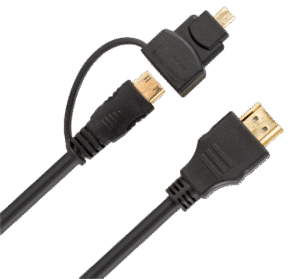 Câble Mini-HDMI Micro-HDMI / HDMI 1m en location