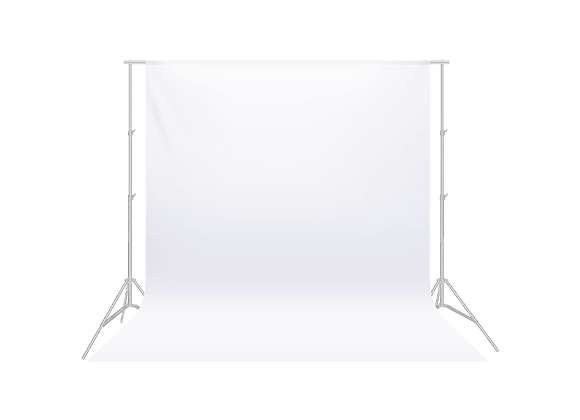 Grand Support de Fond XL Marque Impact Modèle BG-PS440 avec fond tissu blanc à la location