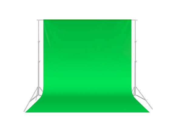 Grand Support de Fond XL Marque Impact Modèle BG-PS440 avec fond tissu vert à la location