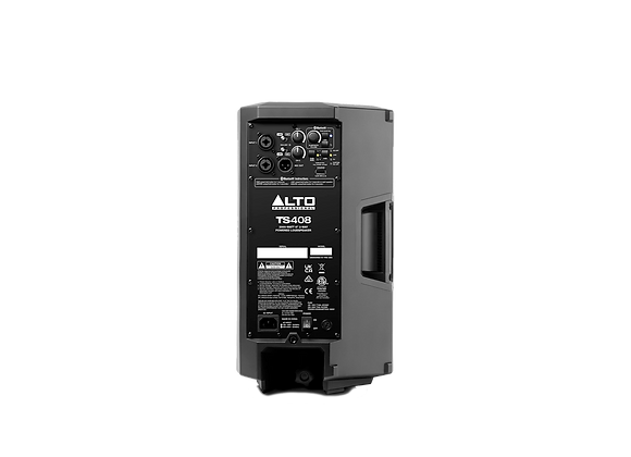 Enceinte Bluetooth Alto TS 408 2000W noire vue arrière en location
