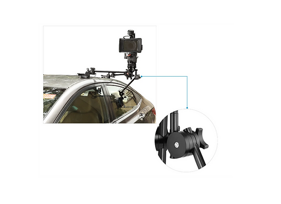 KIT VENTOUSES PRO MINI système de fixation caméra avec 3 ventouses pour voiture en location