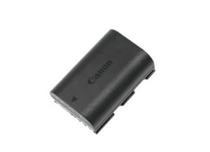 Batterie canon LPE6 de face en location à Maximaloc