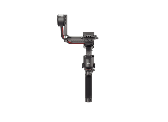 DJI Ronin-S3 Pro vu de côté, montrant la poignée et le bras motorisé