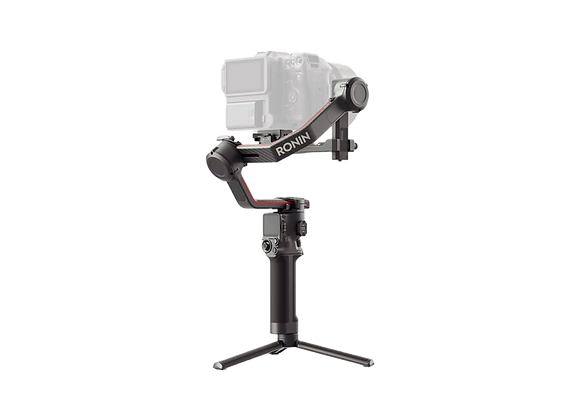 DJI Ronin-S3 Pro avec trépied déplié, stabilisateur prêt à l'usage