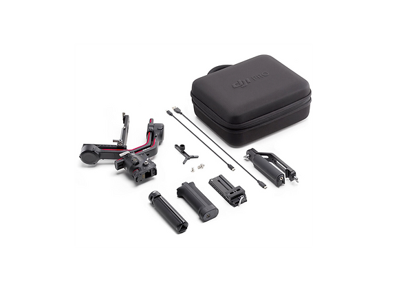 Kit Complet en vue détaillée Gimbal Motorisé DJI RONIN S3 PRO avec housse en location