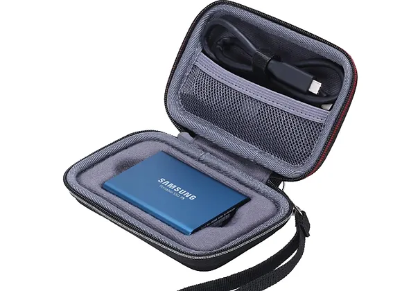 Etui pour Disque Externe SSD Samsung T5 bleu en location