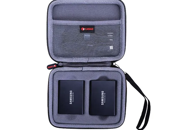 Etui pour 2x Disques Externes SSD Samsung T5 gris en location