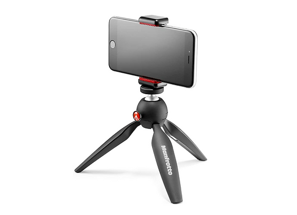 Mini Support Pied Manfrotto MTPIXI-B avec support pour téléphone portable à la location